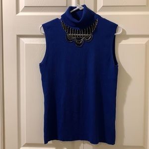 Dress Barn Collections Sleeveless Turtleneck Tunic Sz XL